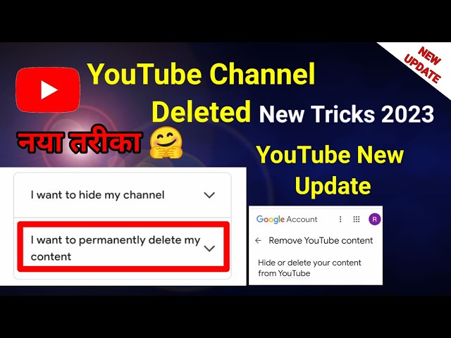 YouTube Channel Delete Kese Kare || How To YouTube Channel Delete 2023 || Permanently ||Rajani Kumar