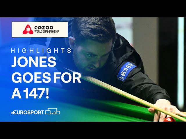 Jak Jones goes for a 147! 😲 | 2024 World Snooker Championship Final