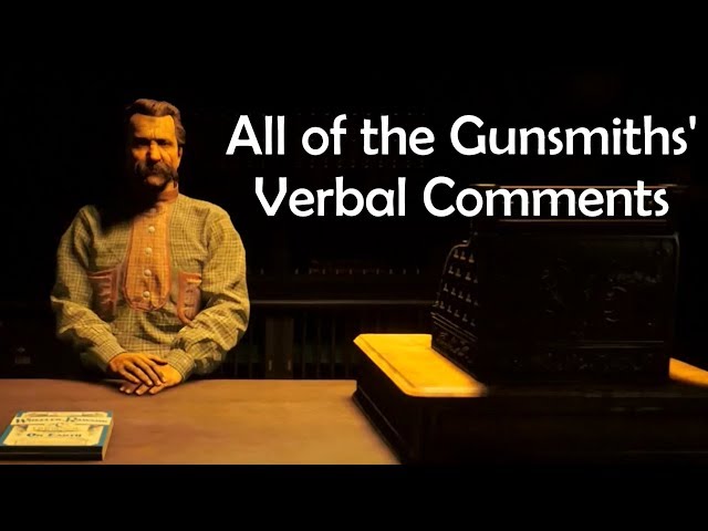 Gunsmiths Talk Guns in Red Dead Redemption 2