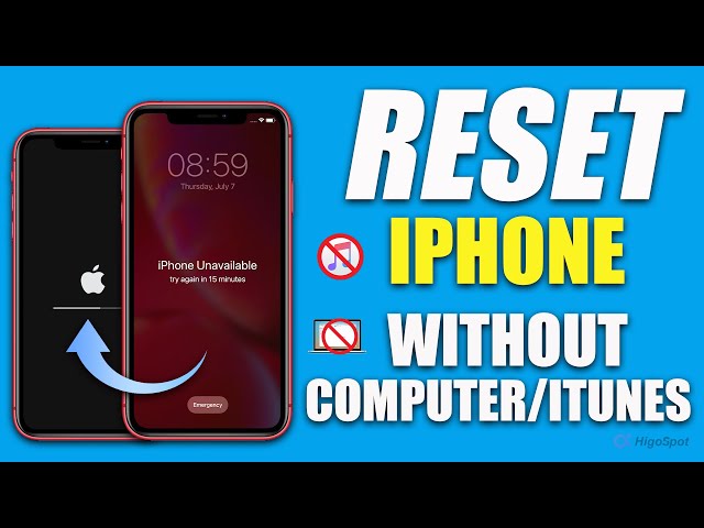How to Reset iPhone to Factory Settings without Computer/iTunes [Full Guide]