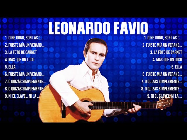 Leonardo Favio ~ 10 Grandes Exitos, Mejores Éxitos, Mejores Canciones