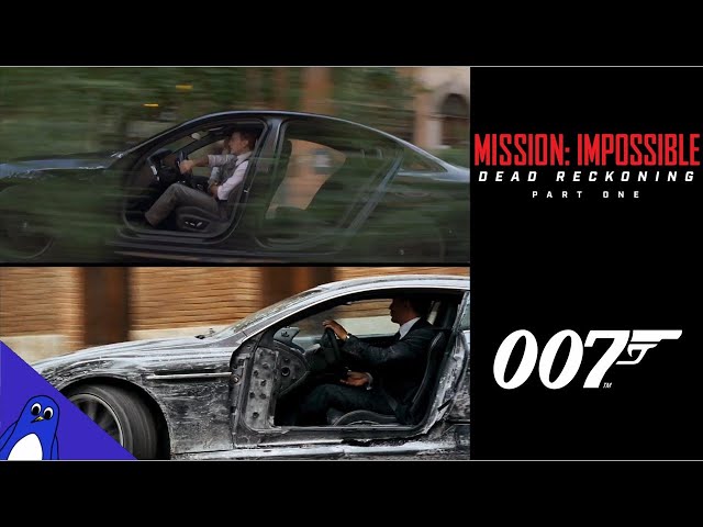 MISSION IMPOSSIBLE Dead Reckoning Trailer + JAMES BOND Movies | Side-by-Side Comparison