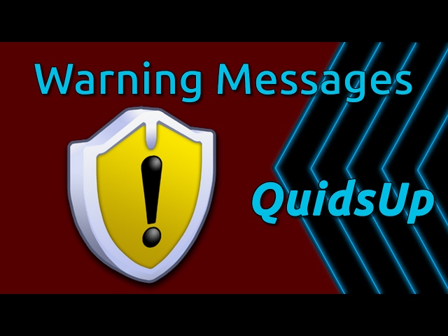 Why Computer Warning Messages Are Ineffective