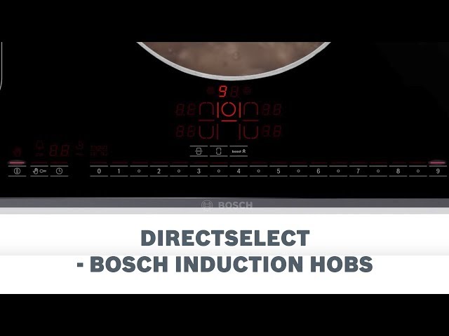 Direct Select Function - Bosch Induction Hobs