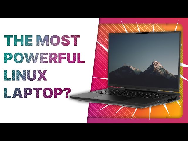 The most POWERFUL Linux laptop? Tuxedo Stellaris 17 Gen 4 Review
