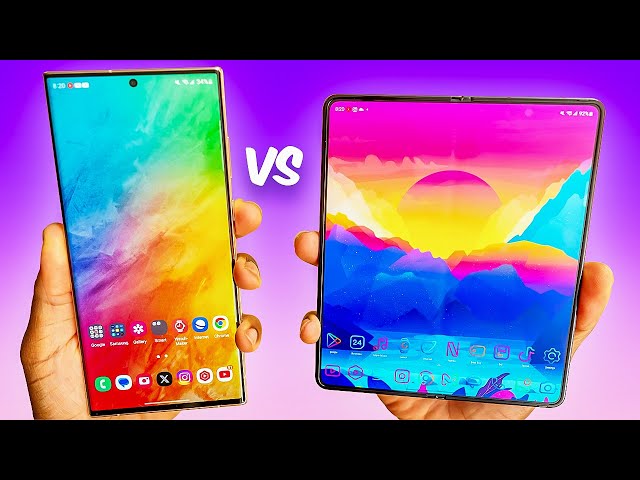 WHICH IS BETTER!? Galaxy Z Fold 5 vs S23 Ultra | Crowning the KING 👑