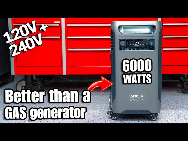 Better than GAS Generator? First 240V Battery Backup - Anker SOLIX F3800