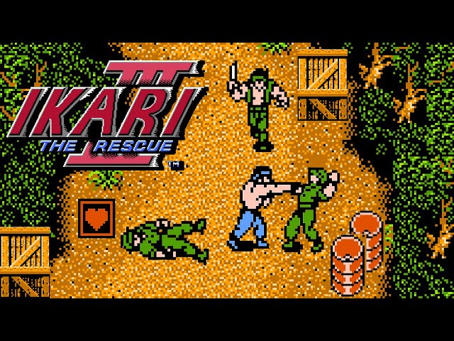 Ikari III: The Rescue (1989-90) NES - 2 Players [TAS]