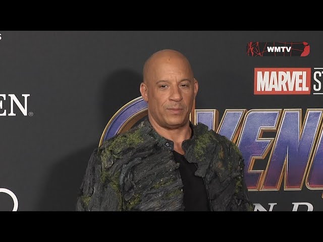 Vin Diesel arrives at 'Avengers: Endgame' World premiere