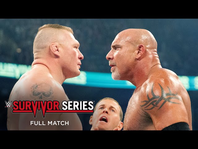 FULL MATCH: Goldberg vs. Brock Lesnar: Survivor Series 2016