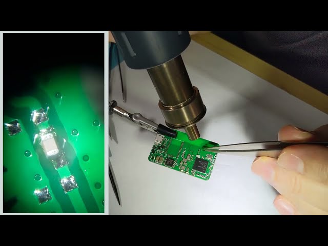 How to use a Hot Air Rework Station with Flux Soldering