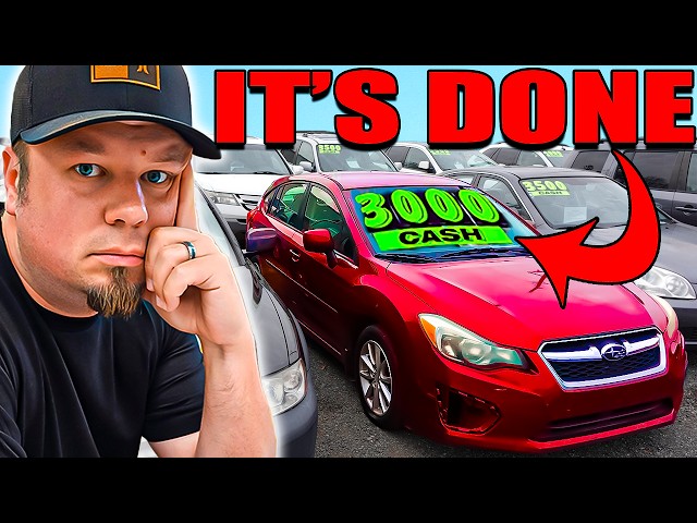 EVERYONE IS BROKE And The Car Market Is SCREAMING IT!