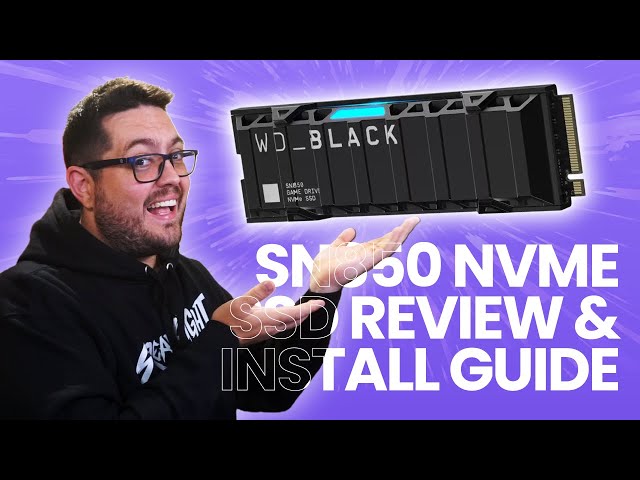 WD_Black SN850 NVMe SSD Review & PS5 Install Guide!