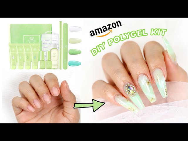 Trying A Green Polygel Kit from Amazon