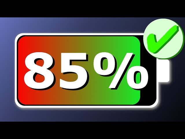 3 Jahre Handy nur bis 85% geladen: Ergebnis