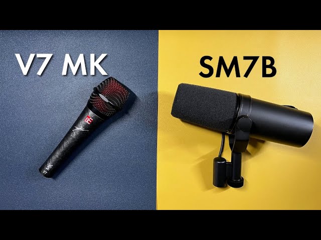 SE Electronics V7 MK (Myles Kennedy) and Shure SM7B Comparison