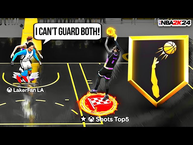 THE POWER OF FLOATERS ON A POINT GUARD IN NBA 2K24 PRO AM!