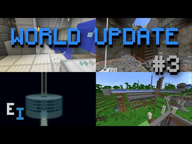 Minecraft World Update #3 - New Slime Farm, Endermen Farm, and Mass Storage.