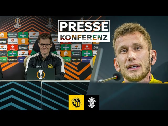 Die Pressekonferenz mit Raphael Wicky und Fabian Lustenberger vor dem Rückspiel bei Sporting CP