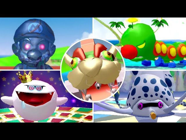Super Mario Sunshine HD - All Bosses