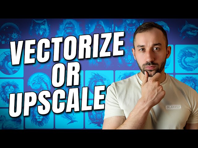 Should you Vectorize or Upscale your Ai Art?