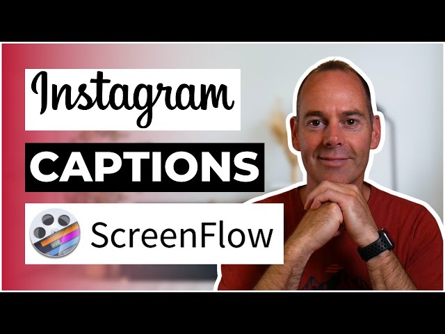 ScreenFlow Tutorial: How To Copy Instagram Captions