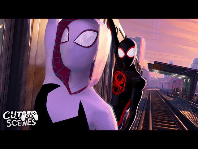 Gwen Surprises Miles for a City Swing | Spider-Man: Across the Spider-Verse