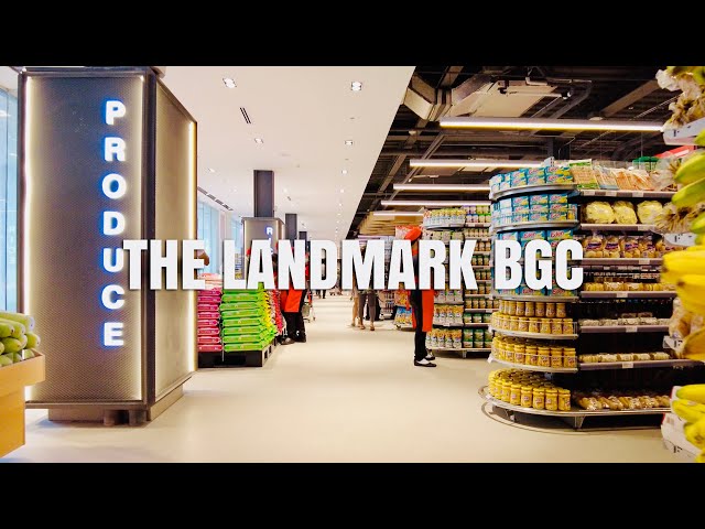 [4K] THE LANDMARK SUPERMARKET BGC Walking Tour
