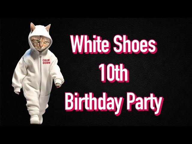 White Shoes 10th Birthday Party