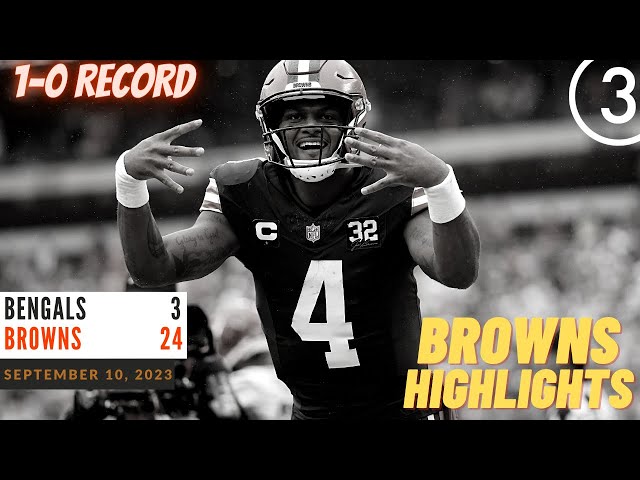 Cleveland Browns ride strong defense, kicking game to 24-3 season-opening win over Bengals