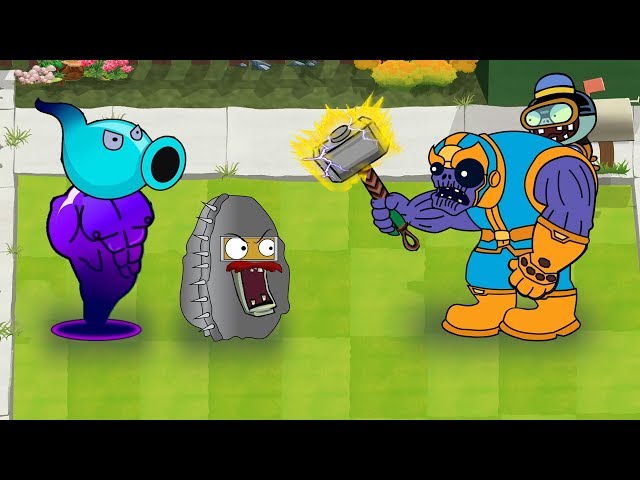 Plants Vs Zombies GW Animation  - Episode 8 - Super Shadow Peashooter vs Thanos Gargantuar