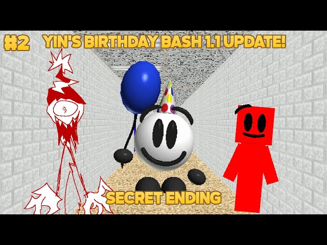 Stalk Can Talk?! | Yin's Birthday Bash Reimagined 1.1 Update [Baldi's Basics Fangame]