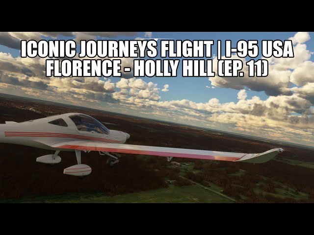MSFS Iconic Route Flight - I-95 USA | Multi-let VFR Flight - Series 1 (Ep.11) - Multiplayer