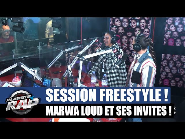 Marwa Loud - Session freestyle avec Eva & Benab ! #PlanèteRap