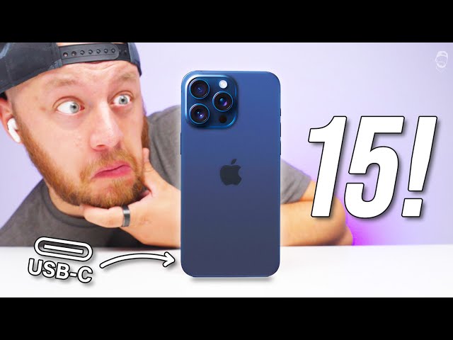 Největší změny za 10 let?! Apple iPhone 15 (Pro) má konečně USB-C!