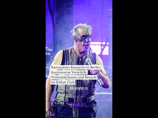 Kitkat-Club, Till Lindemann äußert sich, Aktivisten verhaftet: Rammstein-Konzerte in Berlin