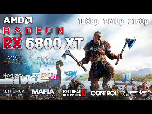 RADEON RX 6800 XT - Test in 10 Games l 1080p l 1440p l 2160p l