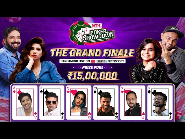 🔴  FC x MPL Poker Showdown Grand Finale | ft. Karunesh, Karan, Sharkshe, Prakhar, Sharan, Sartek