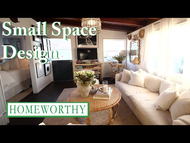 SMALL SPACE DESIGN | A Cozy Studio, a Charming Southern Home, and a Glamorous Apartment