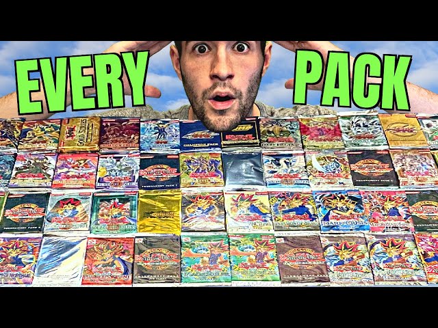 I Opened EVERY Pack Of Yugioh Cards ($15,000)