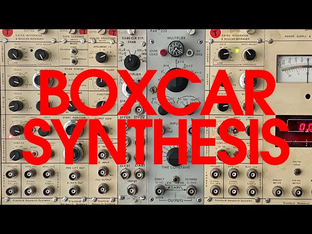 Music On Nuclear Research Equipment | SRS BOXCAR AVERAGER