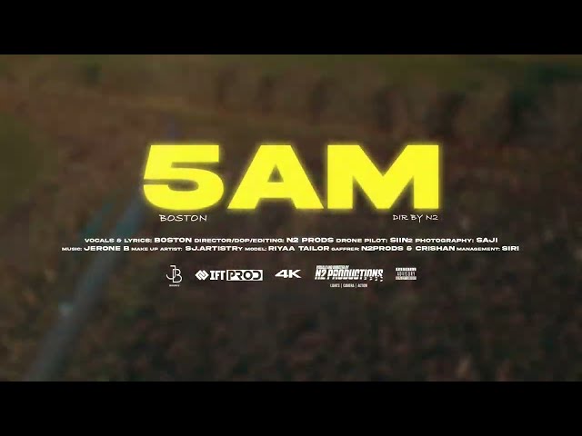5AM Official Music Video Teaser | IFTPROD | Boston | Jerone B | N2 Prod