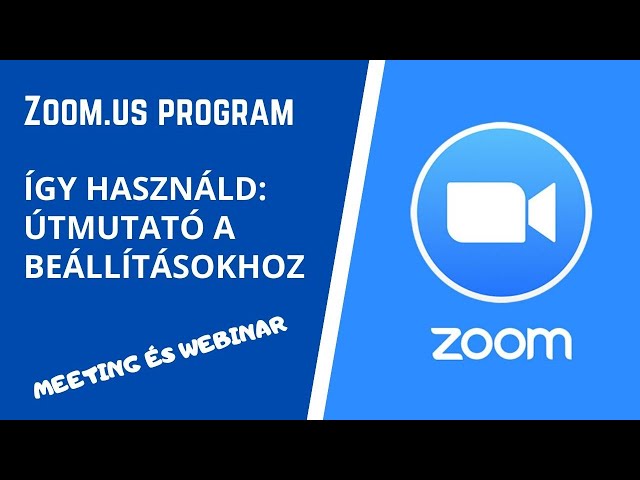 Zoom használata - Program bemutatása | Martincsek Zsolt