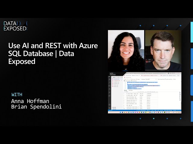 Use AI and REST with Azure SQL Database | Data Exposed