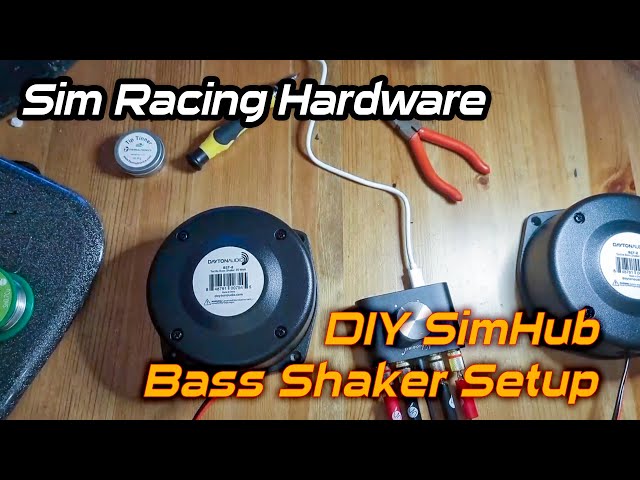 DIY SimHub Budget Bass Shaker Setup
