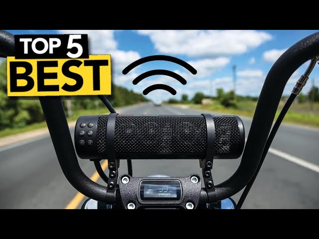 TOP 5 Best Motorcycle Bluetooth Speaker [ 2024 Buyer's Guide ]