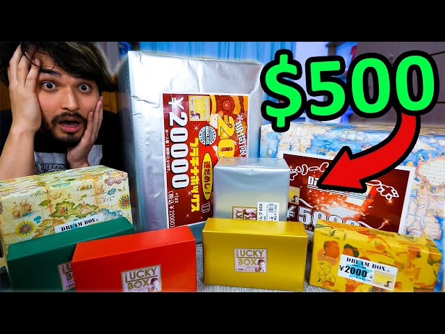 I Spent $500 at Japan's CRAZIEST Lucky Box Store
