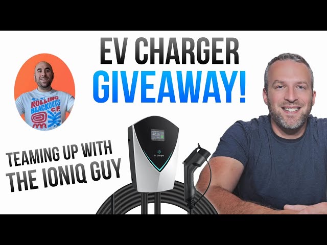 EV Charger GIVEAWAY! 😀 Teaming up with @TheIoniqGuy