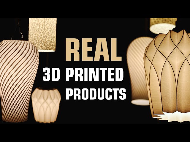 Infinite Inventory with 3D Printed Lamps: Uncommon Lamps | Real 3D Printed Products