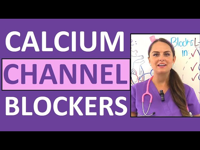 Calcium Channel Blockers Mechanism of Action Pharmacology Nursing (Non) Dihydropyridine